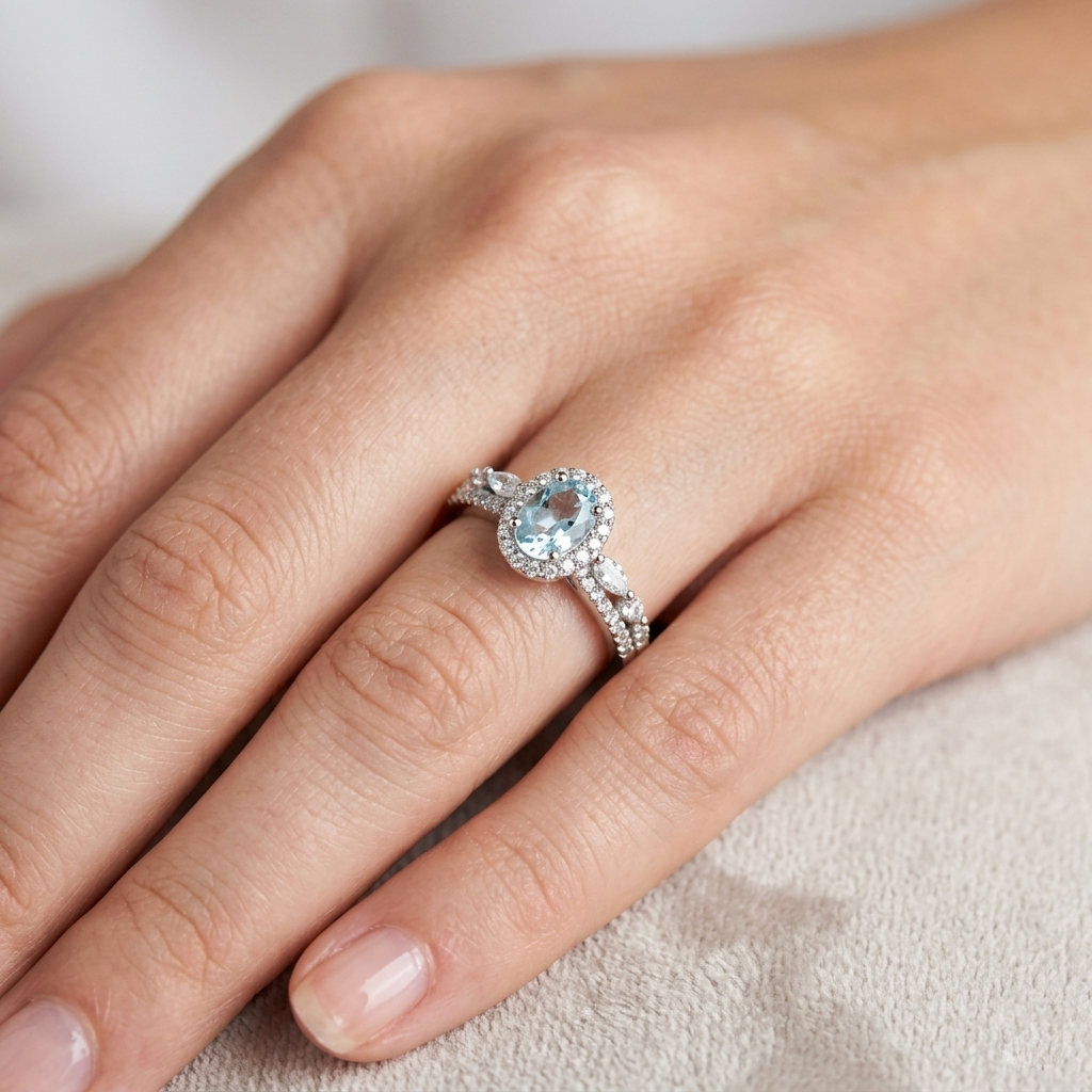 Women's Silver Adjustable Ring #27