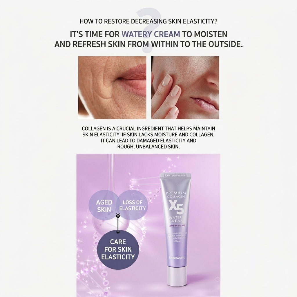 SkinPastel Premium Collagen X5 Watery Cream - 30ml