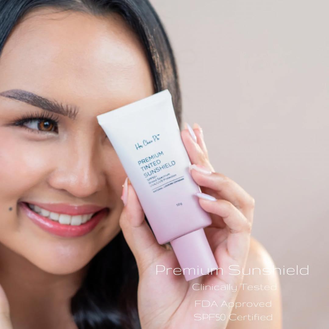 Her Choice PH Premium Tinted Sunshield SPF50 PA++++ - 50g