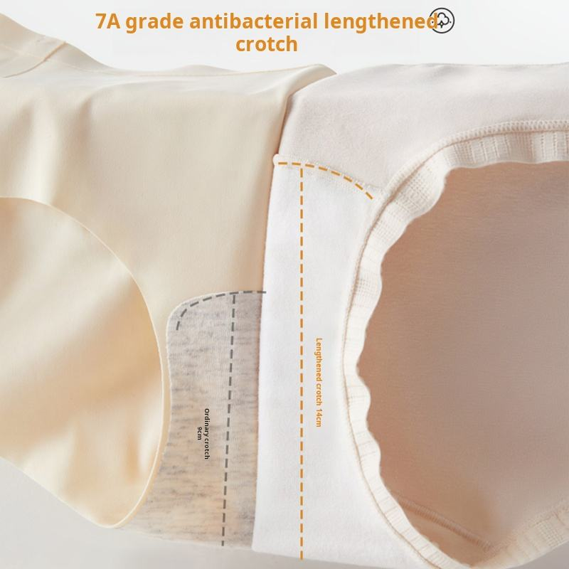 Women's Antibacterial Breathable Cotton Briefs 3Pcs Set #E3075