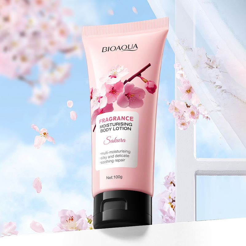 BIOAQUA Sakura Fragrance Moisturizing Body Lotion - 100g