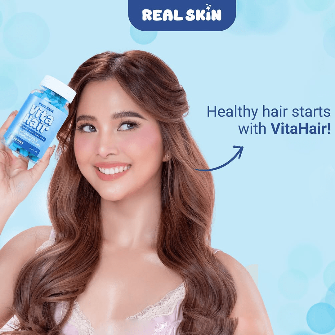 Real Skin Vita Hair Gummies For Hair Nail & Skin