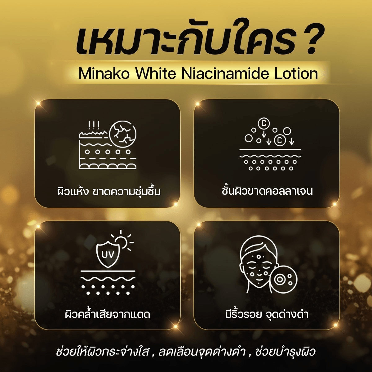 Minako Niacinamide Glutathione Plus 10% Body Lotion - 500ml