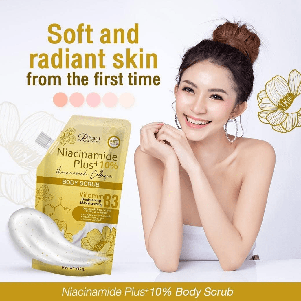 Perfect Beauty Niacinamide Plus+ 10% Collagen Body Scrub - 350g 