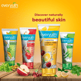 غسول الوجه المفتح بالليمون والكرز من Everyuth Naturals - 2 × 150 جم