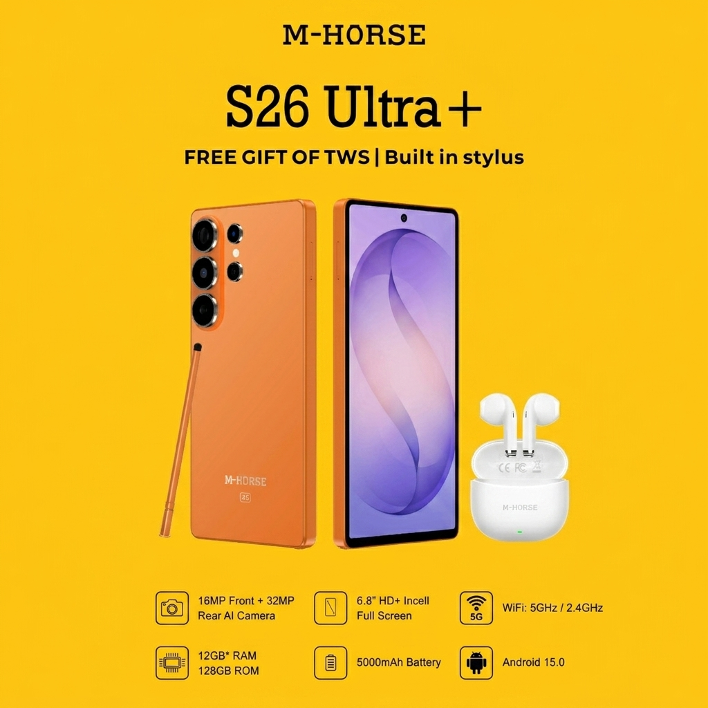 M-HORSE S26 Ultra NFC 12GB Ram + 128GB Rom