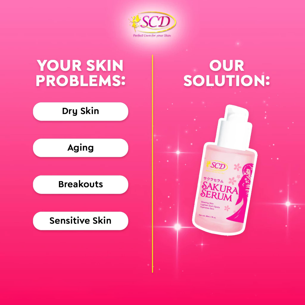 SCD Anti Aging Sakura Face Serum - 30ml