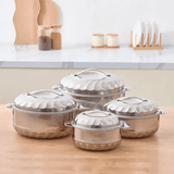 Double-Deck Heat Preservation Fresh Box Food Container Pot Set - 4Pcs