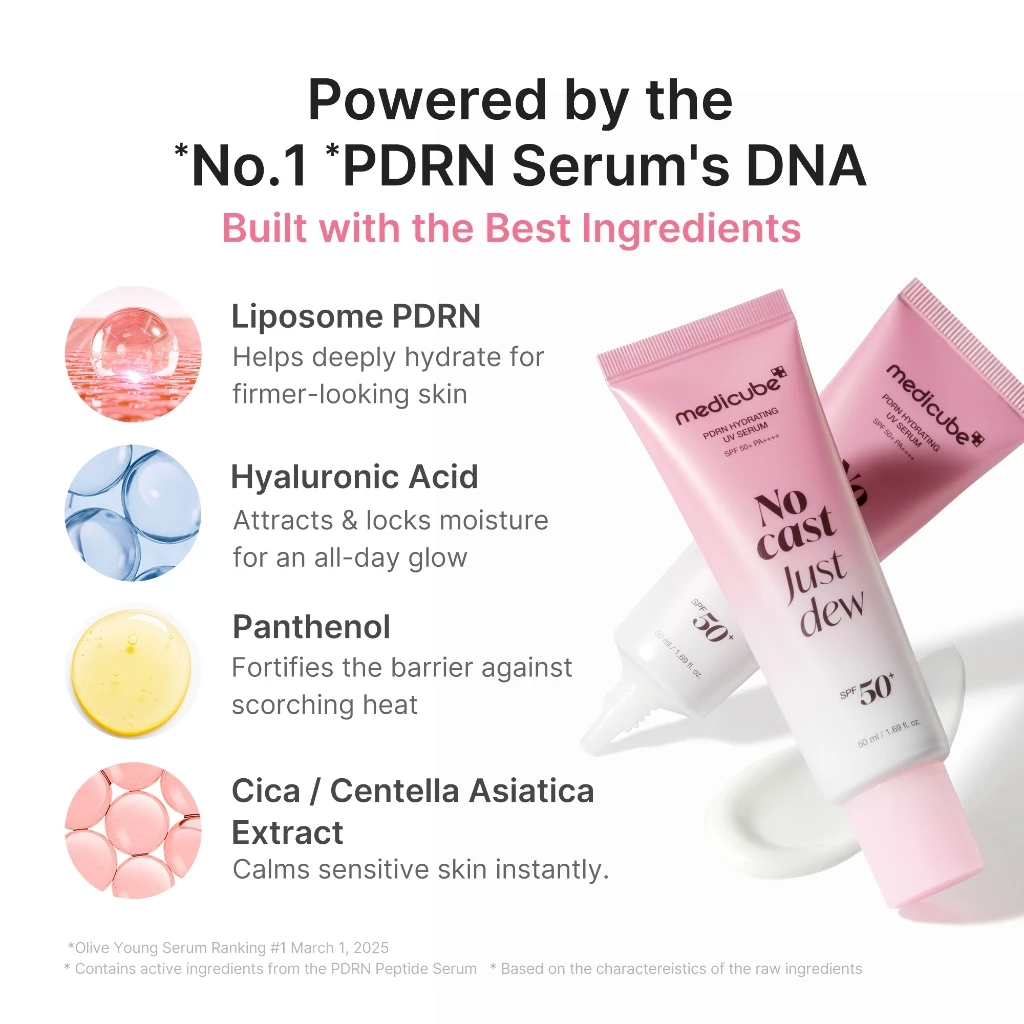 Medicube PDRN Hydrating UV Serum SPF 50+ - 50ml