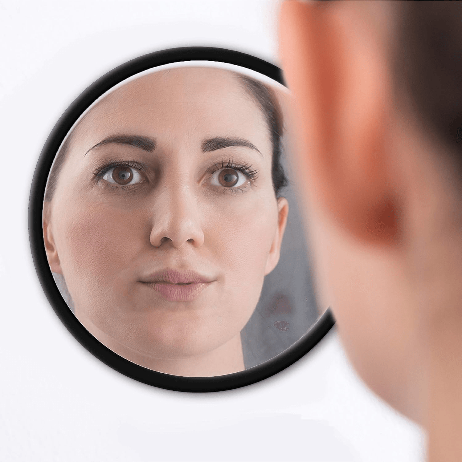 Magnifying Mirror With Suction Cups 14CM - 2X Magnifying