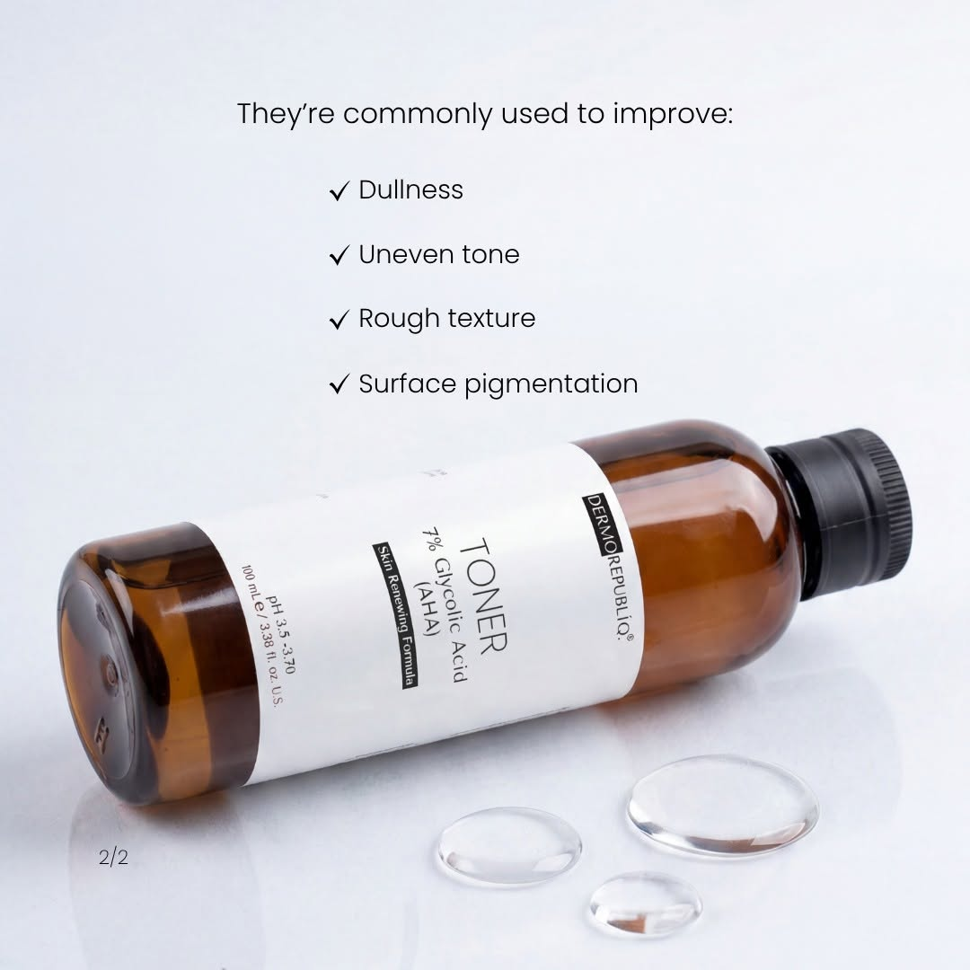 Dermorepubliq 7% Glycolic Acid (AHA) Skin Renewing Toner - 100ml