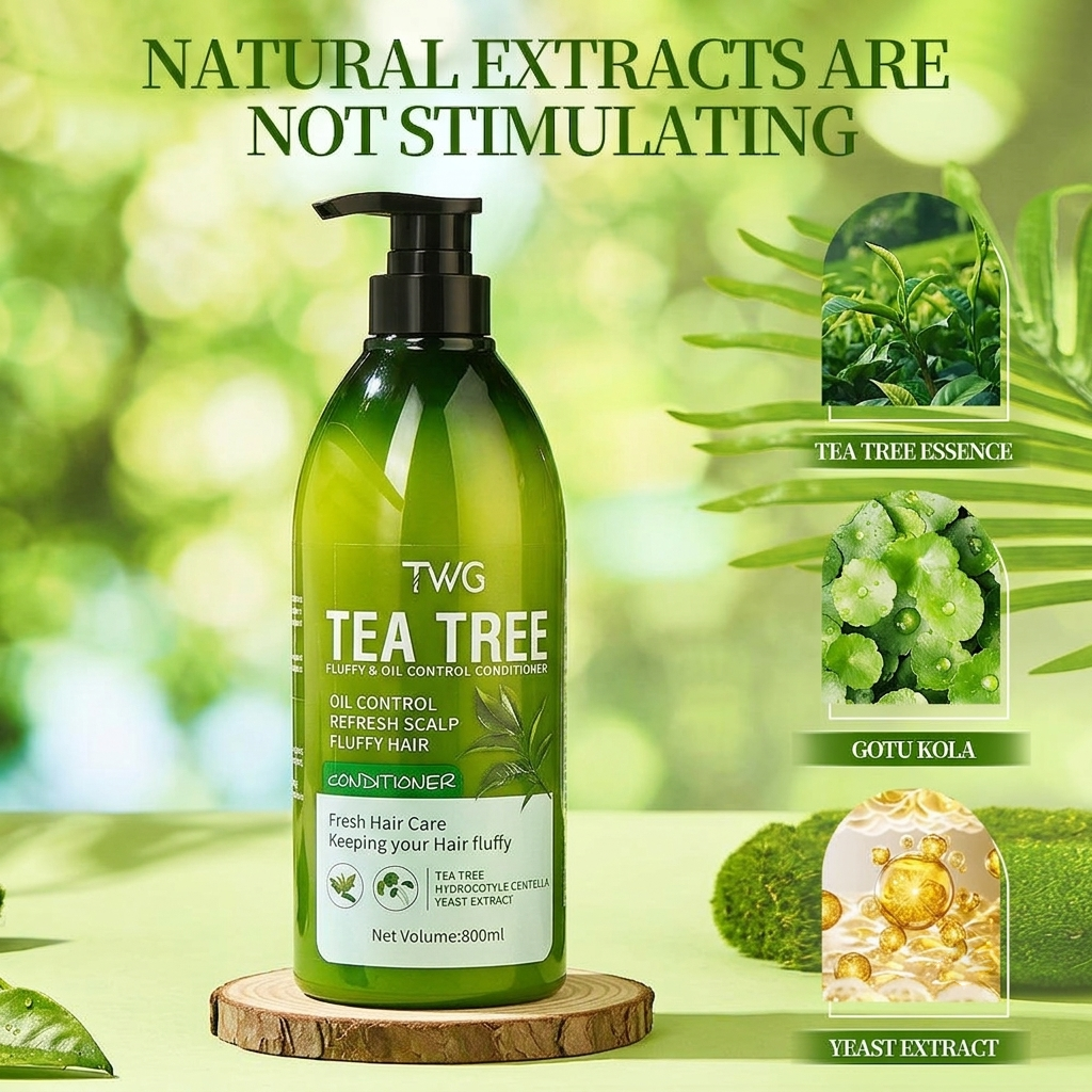 TWG Refreshing & Fluffy Tea Tree Conditioner - 800ml