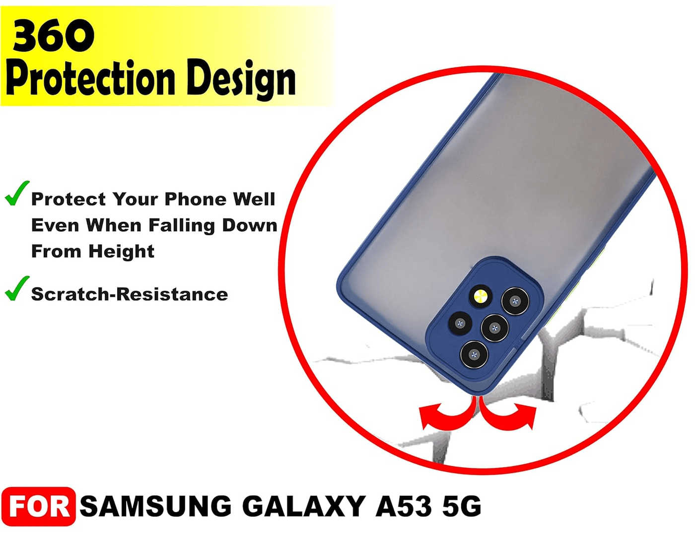 جراب Samsung A53 5G Fashion Smoke