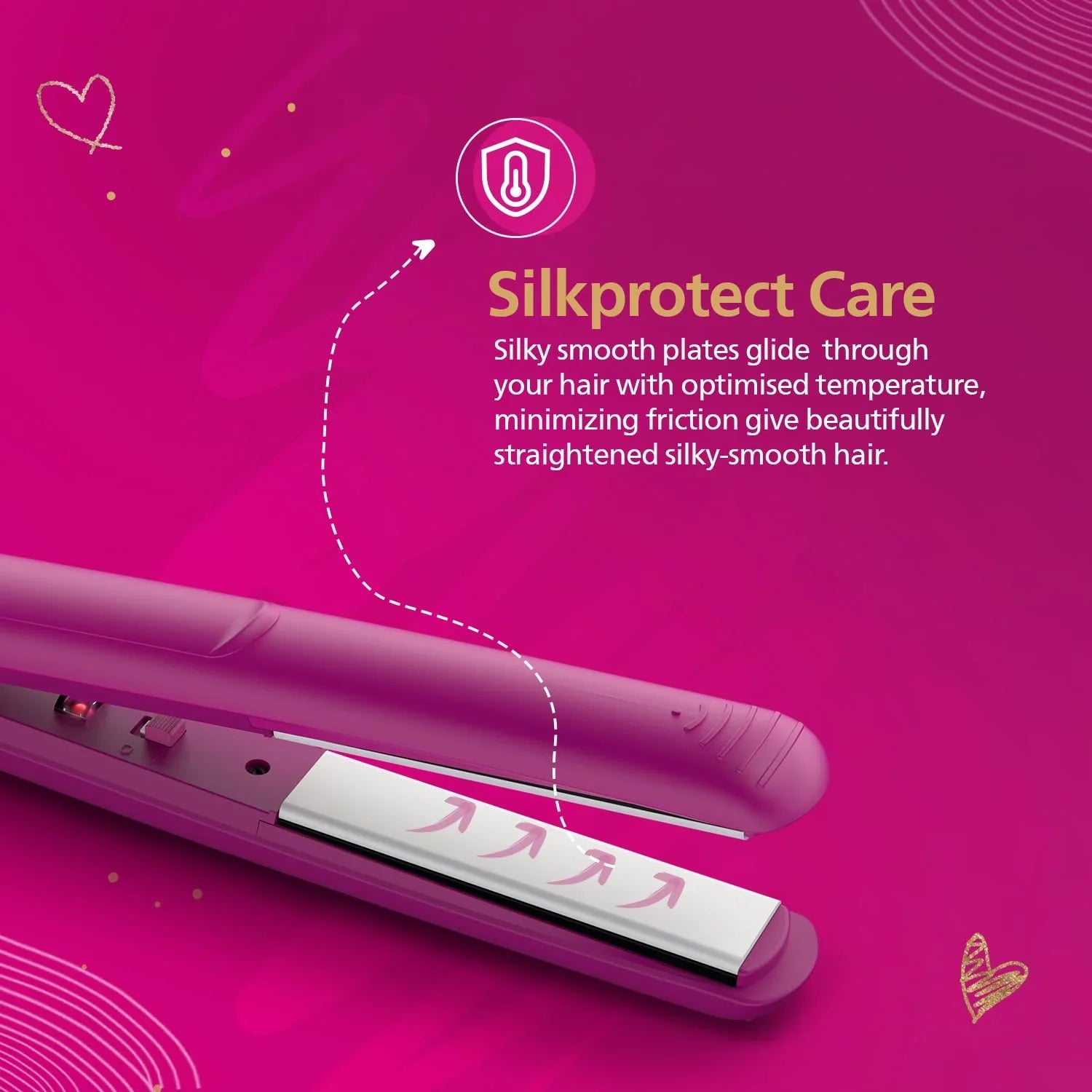 CNAIS Ceramic Heating Professional Hair Straightener NS-1803