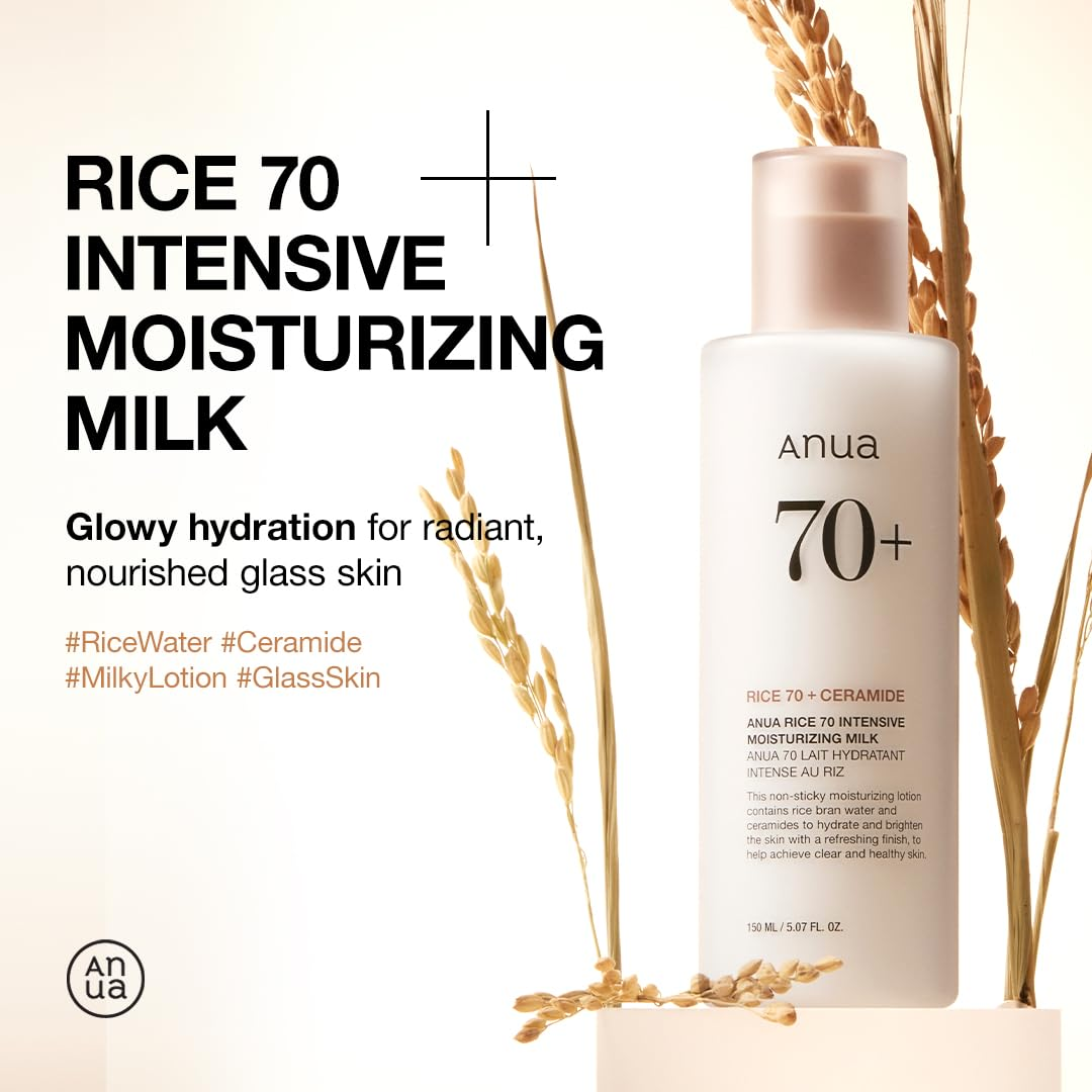 Anua Rice 70 Intensive Moisturizing Milk Face Lotion - 150ml