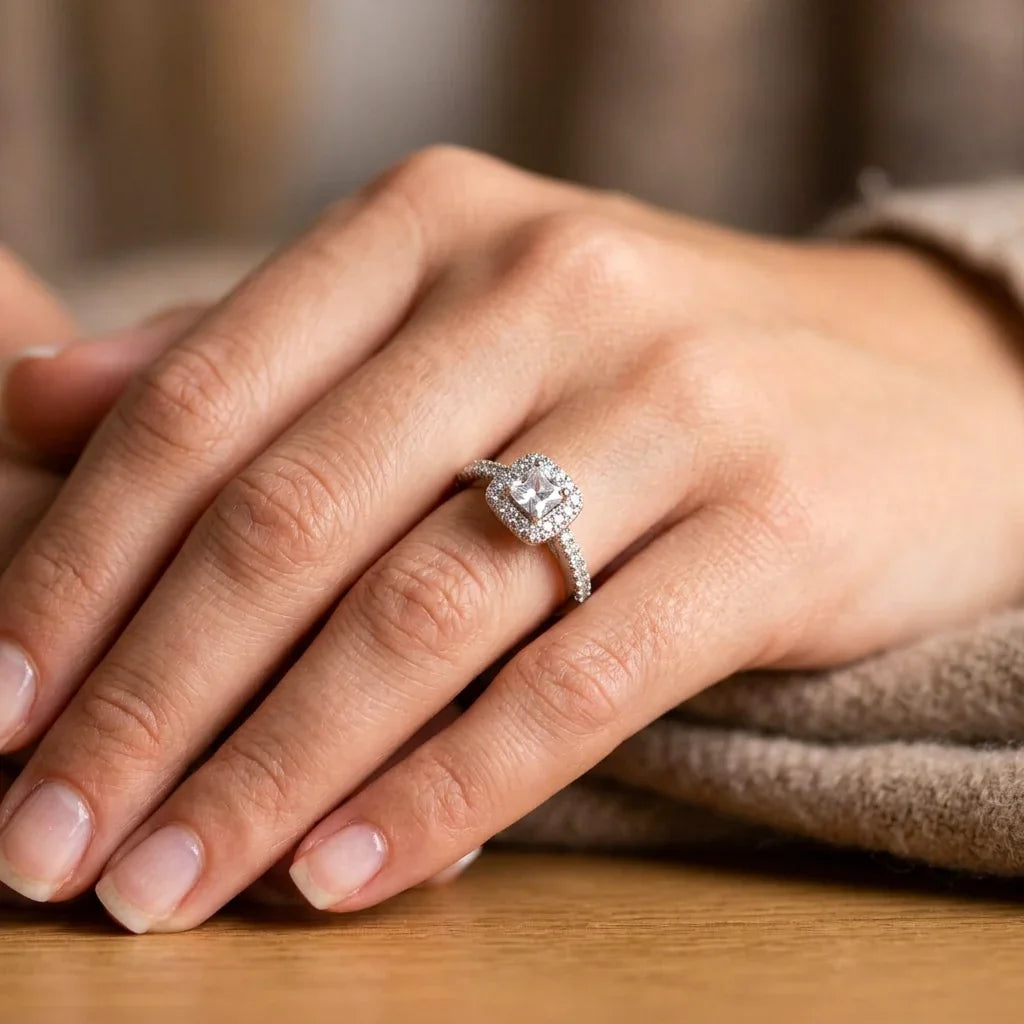 Women's Silver Adjustable Ring #29