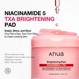 Anua Niacinamide 5 TXA Brightening Pad - 60 Pads (210ml)