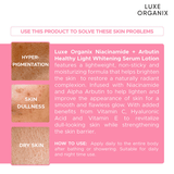Luxe Organix Niacinamide + Arbutin Healthy Light Brightening Serum Lotion - 350ml