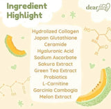Dear Face Beauty Milk Premium Japanese Melon + Collagen Drink - 180g