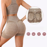Women Seamless Yoga High Waist Fitness Shorts NAOIYAYABEI - 032#