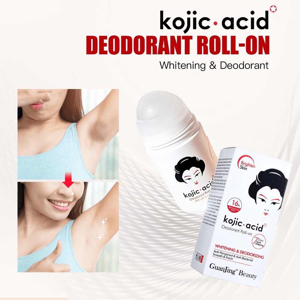 Guanjing Beauty Kojic Acid Brightening Anti-Perspirant Roll On - 50ml