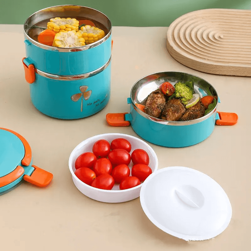 Portable Stainless Steel 3 Layer Lunch Box JC268-3