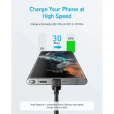 كابل أنكر الأصلي للشحن السريع من نوع USB C إلى USB C بطول 6 أقدام - 322