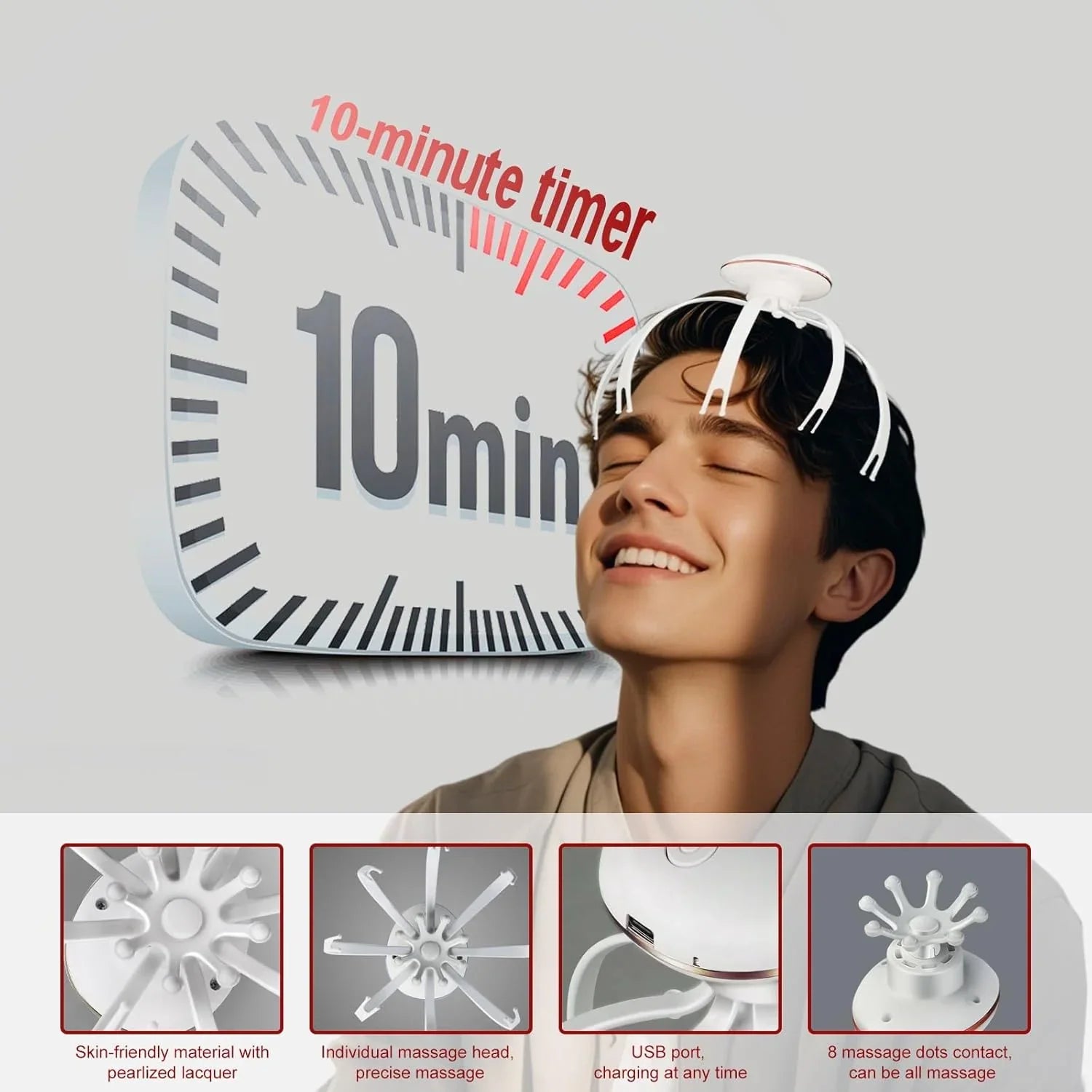 Jellyfish Smart Head Massager MD-877