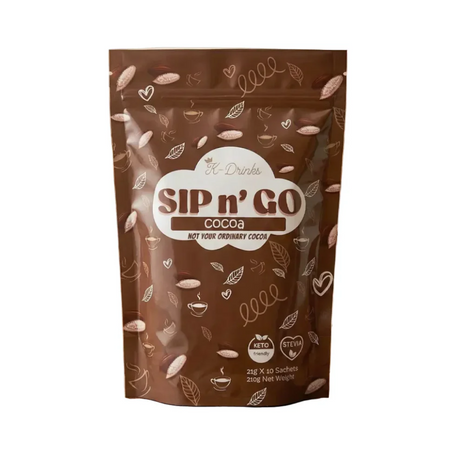 K-Drinks Sip n' Go Cocoa - 10s × 21g (210g)