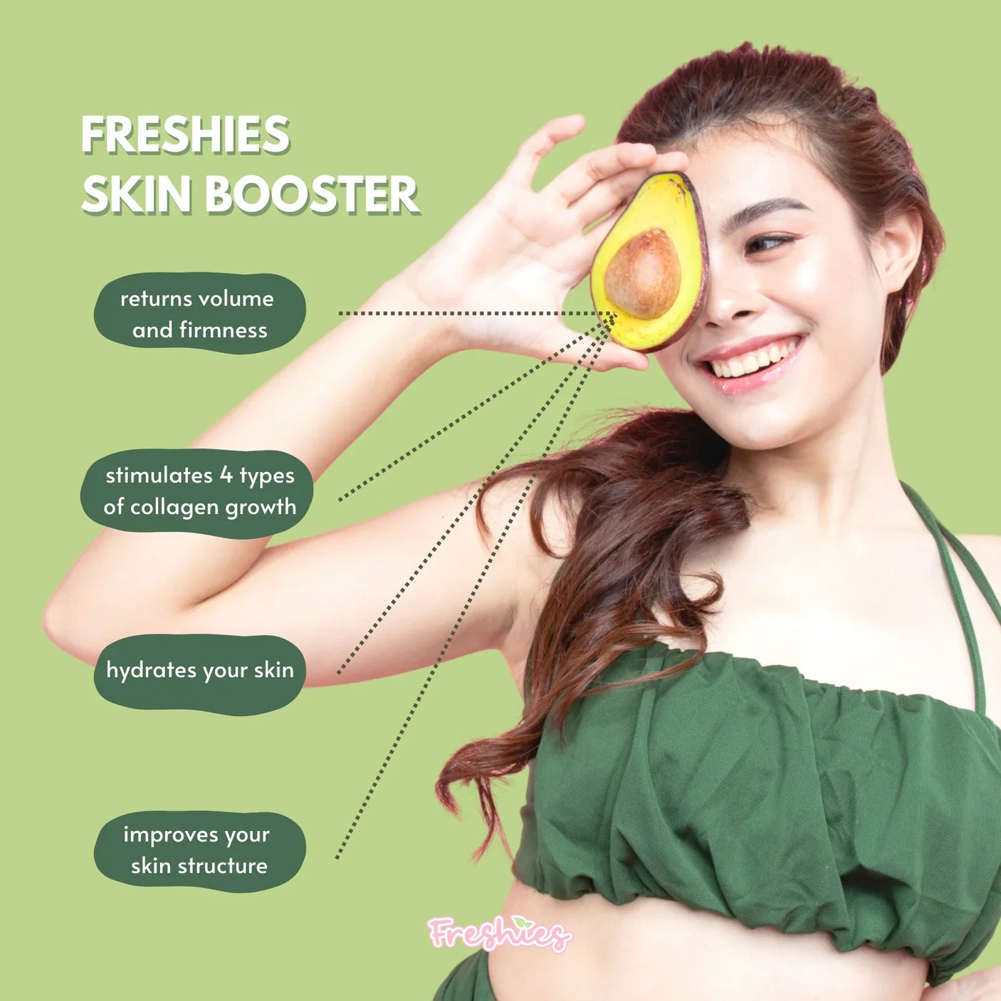 Freshies Avocado Milk - 21g × 10 Sachets