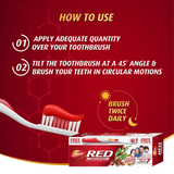 Dabur Red Ayurvedic Toothpaste With Tooth Brush Free - 200g