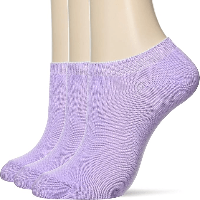 Premium Best Quality Women's Low Cut Ankle Socks 3 Pairs B - 008