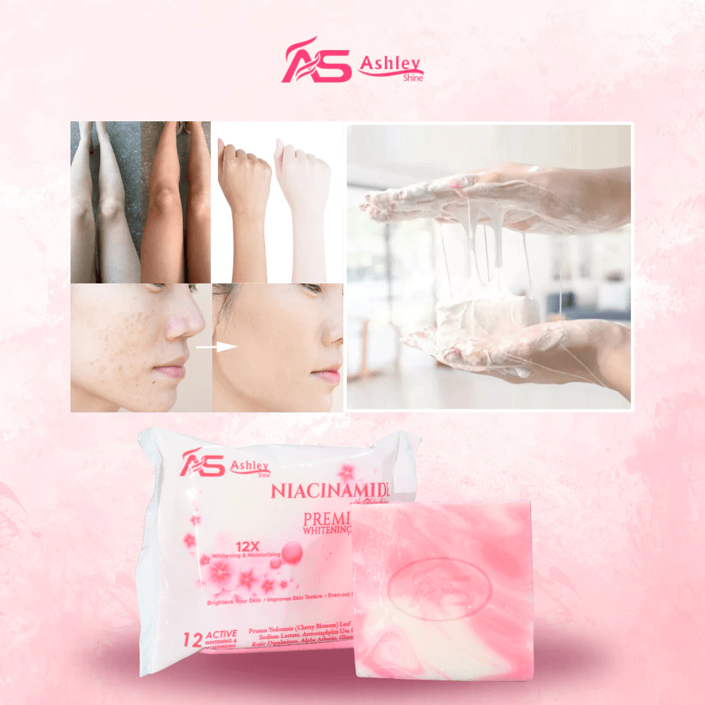 Ashley Shine Niacinamide Premium Brightening Soap - 70g