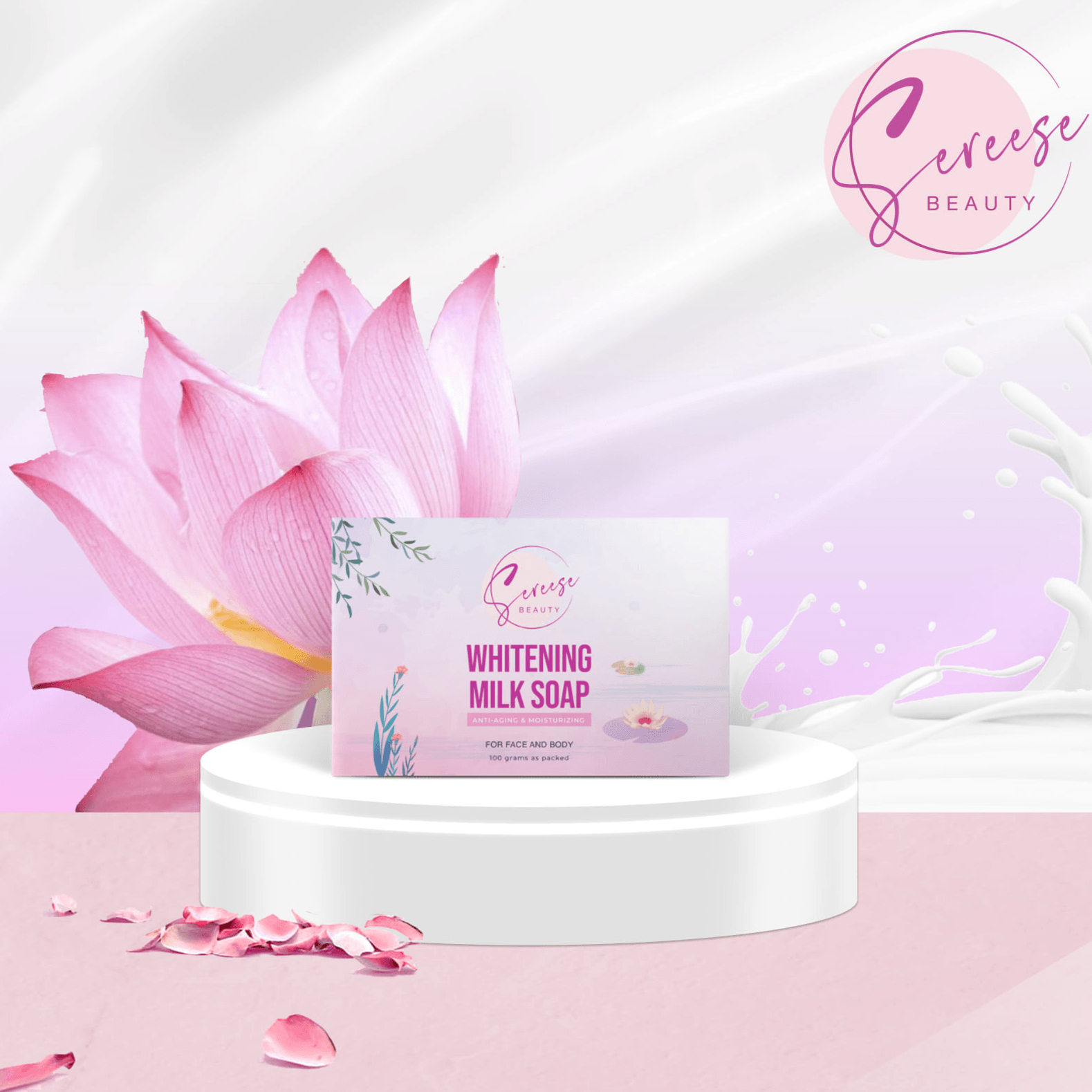 Sereese Beauty Brightening Milk Soap - 100g