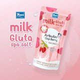 Yoko Milk Gluta Spa Salt Arbutin Goji Berry - 300g