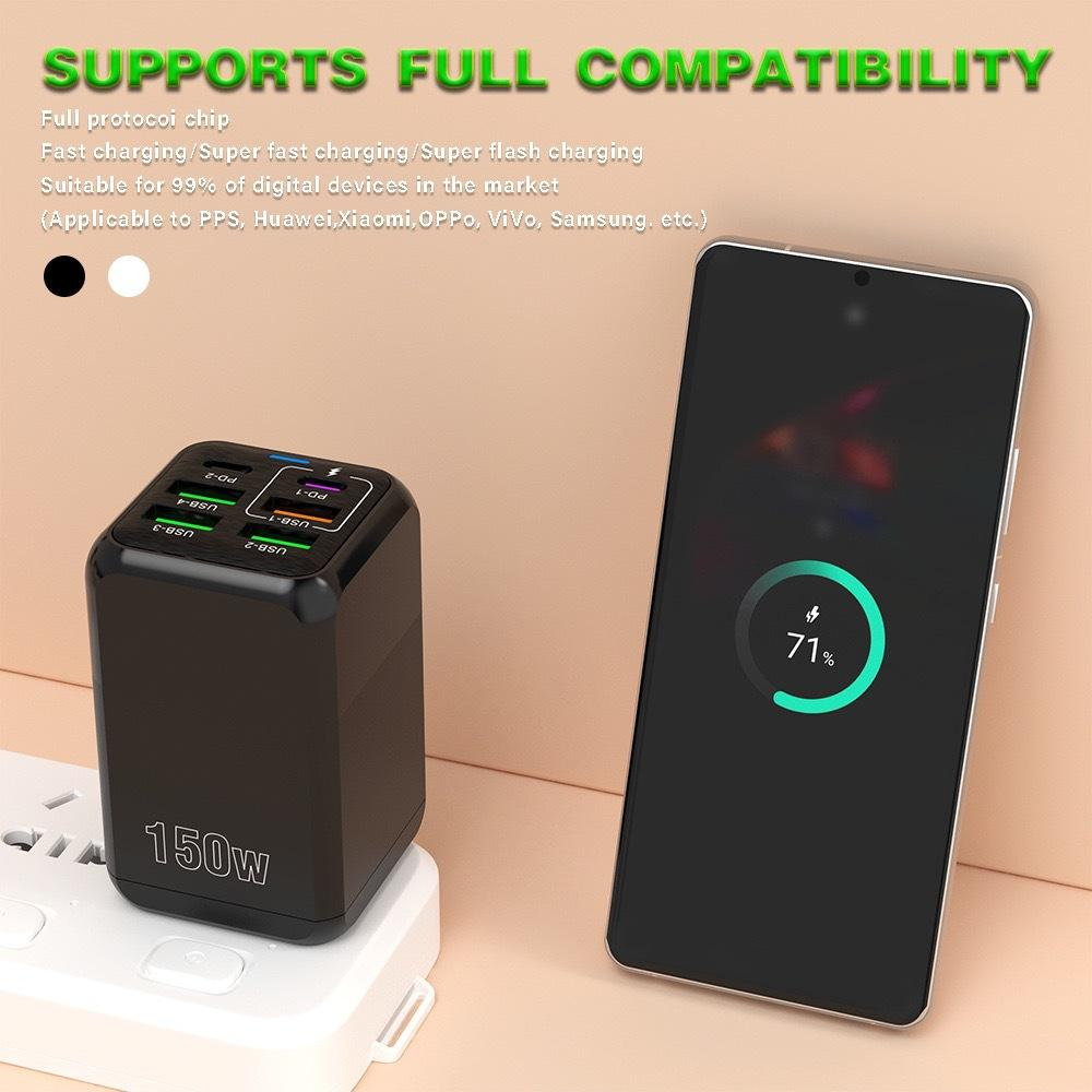 Portable 150W Multi Port Fast Charging Adapter ADC-PD006
