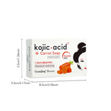 Guanjing Beauty Kojic Acid & Carrot Soap For Face & Body - 120g