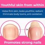 Melli Organic Collagen Keratin Biotin Gummies