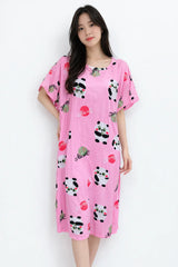 Women's Korean Fashion Pajamas 4 Pcs Set A-08