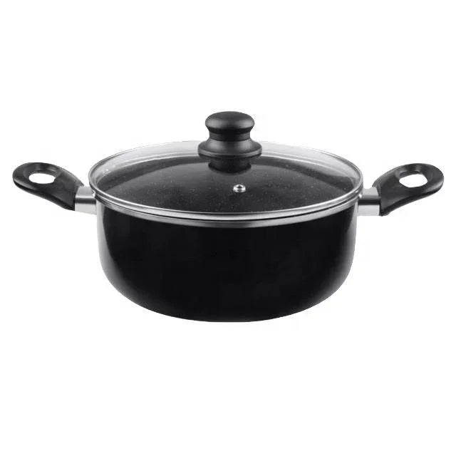 Bakelite Handle Non-Stick Cookware Set - 6 Pcs