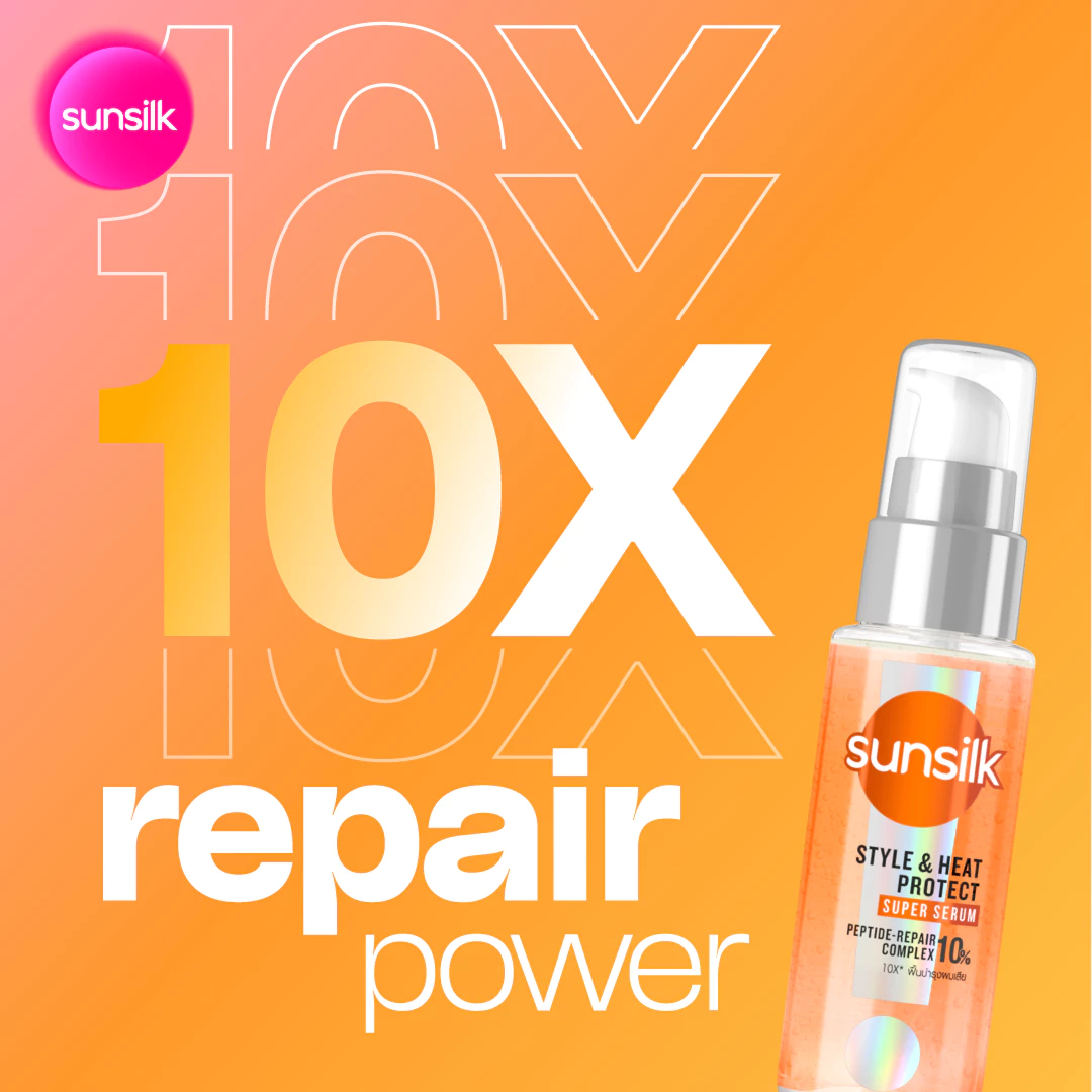 Sunsilk Style & Heat Protect Super Hair Serum - 45ml