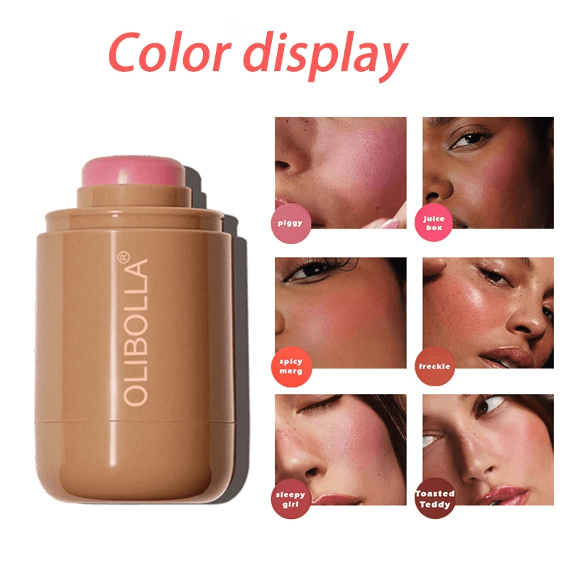 أحمر خدود OLIBOLLA Pocket Blush Stick ناعم للخدود والشفاه - 5.3 جم