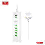 Earldom 8 In 1 Power Socket 5 USB Ports & 3 Type-C Ports - SC12