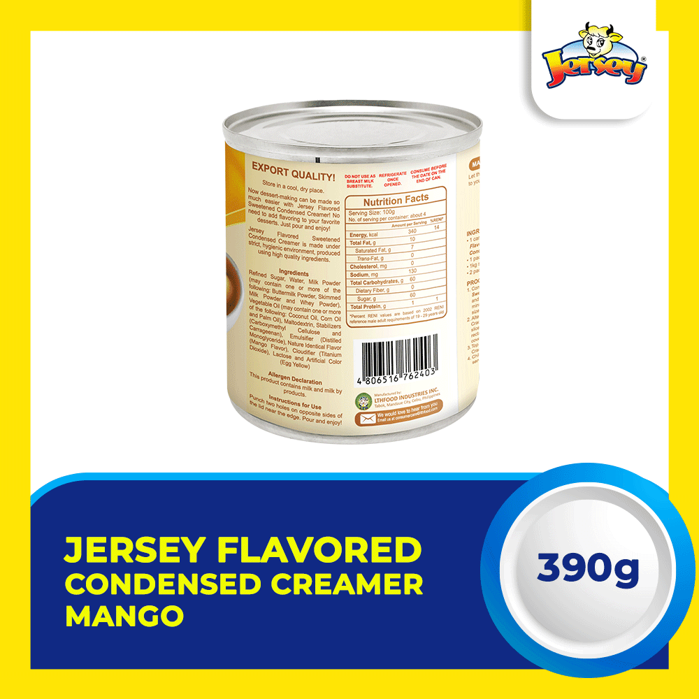 Jersey Mango Flavored Condensed Creamer - 390g