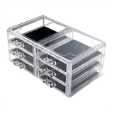 Portable Cosmetics & Jewelry Organizer Storage Box - 6 Drawers