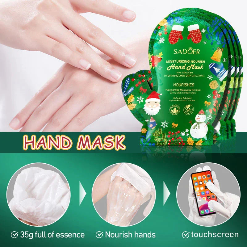Sadoer Exfoliating & Brightening Hand & Foot Mask - 35g × 2 Pcs
