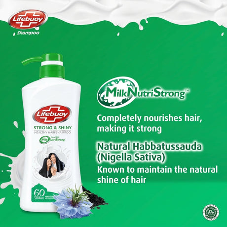Lifebuoy Strong & Shiny Shampoo - 680ml