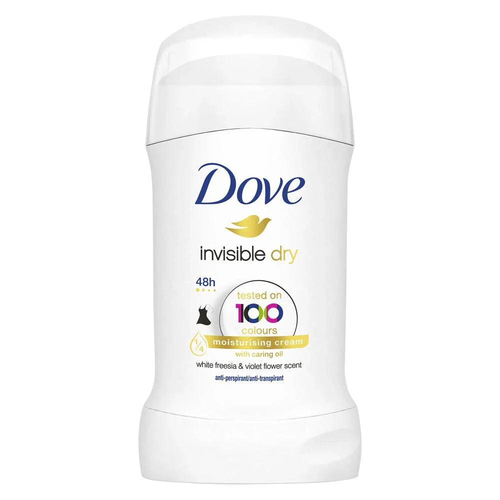 Dove Invisible Dry 48H Anti-Perspirant Stick Deodorant - 40g