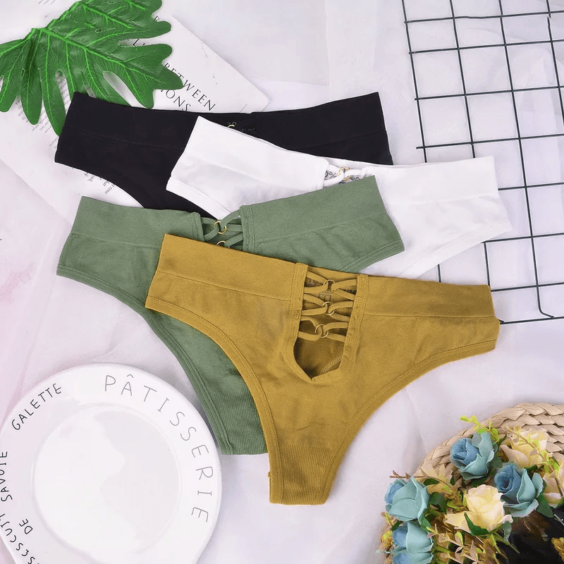 Aosi Rose Fashion Tie Rope Panties - CG1004