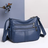 Vintage Lightweight Crossbody Bag - 8601-1
